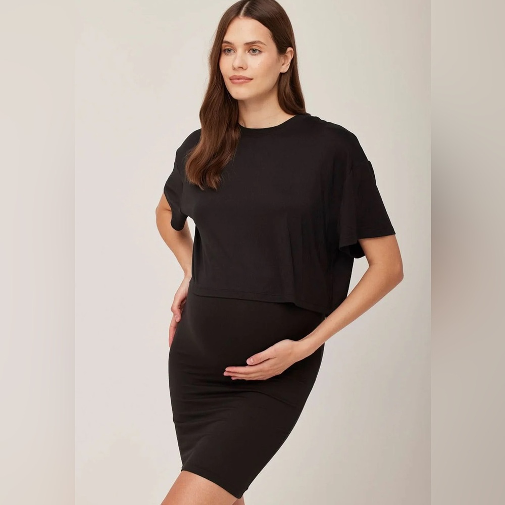 Bumpsuit The Mini Maternity Skirt - Size Large - Black - NEW WITH TAGS!!    baby